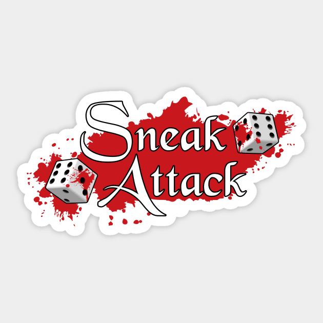 Sneak Attack Sticker by NashSketches